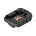 Адаптор для акумулятора Li-ion 20 В, USB 2A, LED ліхтар