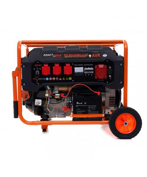 Генератор бензиновий Kraft Dele KD165 5.0/5.5 кВт з електрозапуском