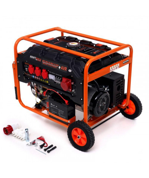 Генератор бензиновий Kraft Dele KD165 5.0/5.5 кВт з електрозапуском
