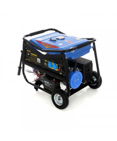 Генератор бензиновий Kraft Dele KD145 4.8/5кВт з електрозапуском Генератор бензиновий Kraft Dele KD145 4.8/5кВт з електрозапуском