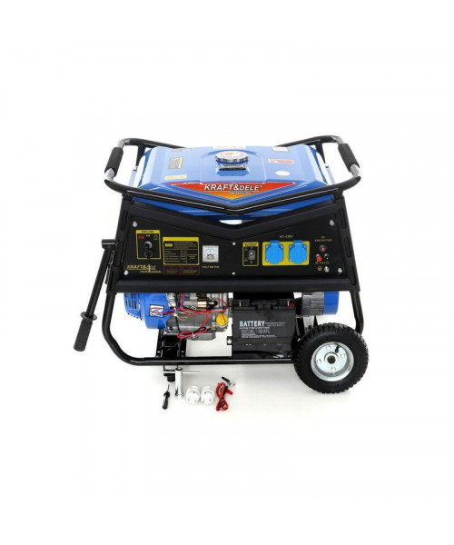 Генератор бензиновий Kraft Dele KD145 4.8/5кВт з електрозапуском Генератор бензиновий Kraft Dele KD145 4.8/5кВт з електрозапуском