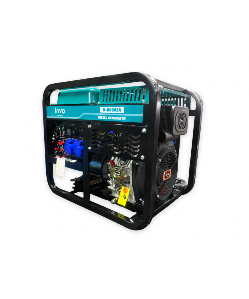 Дизельний генератор INVO D-8000EA, 7,5/8кВт, 230В Дизельний генератор INVO D-8000EA, 7,5/8кВт, 230В