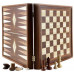 Набір ручної роботи 3 в 1 Manopulos, шахи + нарди + шашки, фігури і фішки дерев'яні