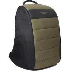 Рюкзак з відділенням для ноутбука 15 дюймів на 20 л POLICE SHROUD ANTI-THEFT BACK чорний/ зелений