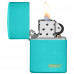 Запальничка Zipo Flat Turquoise Zippo Lasered 49454 ZL