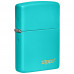 Запальничка Zipo Flat Turquoise Zippo Lasered 49454 ZL