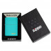 Запальничка Zipo Flat Turquoise Zippo Lasered 49454 ZL