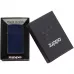 Запальничка вузька бензинова ZIPPO" Slim Navy Blue Matte, синя (1639)