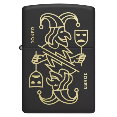 Запальничка бензинова ZIPPO Joker Card Design, чорний (46290)