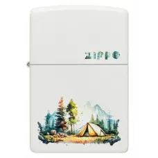 Запальничка бензинова ZIPPO Nature Retreat Design, білий (46474)