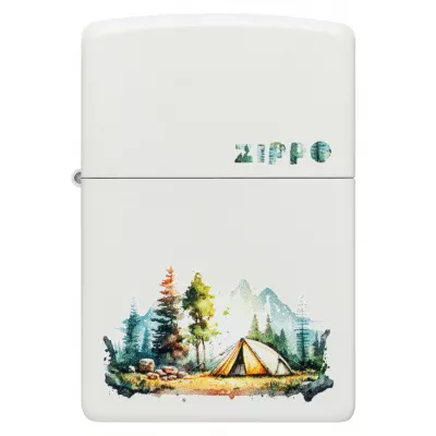 Запальничка бензинова ZIPPO Nature Retreat Design, білий (46474)