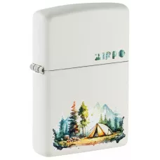 Запальничка бензинова ZIPPO Nature Retreat Design, білий (46474)