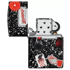 Запальничка бензинова ZIPPO Notebook Zippo Design , чорний (46707)