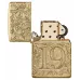 Запальничка армована бензинова ZIPPO Armor® Tumbled Brass 1932 Filigree Design, золотиста (46776)
