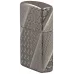Запальничка армована бензинова ZIPPO Armor® Black Ice® MultiCut Photo Image 360 Elegant Dots Design, чорний лід (46812)