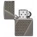 Запальничка армована бензинова ZIPPO Armor® Black Ice® MultiCut Photo Image 360 Elegant Dots Design, чорний лід (46812)