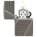 Запальничка армована бензинова ZIPPO Armor® Black Ice® MultiCut Photo Image 360 Elegant Dots Design, чорний лід (46812)
