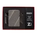 Запальничка армована бензинова ZIPPO Armor® Black Ice® MultiCut Photo Image 360 Elegant Dots Design, чорний лід (46812)