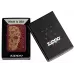Запальничка бензинова ZIPPO Reg Merlot Matte Geometric Skull Design червоний (46835)