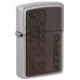 Запальничка бензинова ZIPPO Brown Leather Emblem - Zippo Design, хром, шкіра коричневий (49920) Запальничка бензинова ZIPPO Brown Leather Emblem - Zippo Design, хром, шкіра коричневий (49920)