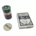 Покерний набір 40 фішек з номіналом колода карток BCG жетон Dealer фішка d-4 см, блістер (DN36761)