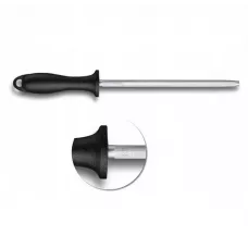 Сталевий мусат 32 см Victorinox Swiss Classic Honing Steel довжина робочої частини 20 см, середньо-дрібна насічка, чорний (7.8014)