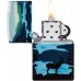 Запальничка бензинова Zippo Deer Landscape 540 Color Process Picturesque Scenic Design Чорний (49483)