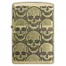 Запальничка армована бензинова Zippo Armor® MultiCut Photo Image 360 ​​Cackling Cranium Design антична латунь (46302)