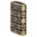 Запальничка армована бензинова Zippo Armor® MultiCut Photo Image 360 ​​Cackling Cranium Design антична латунь (46302)