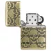 Запальничка армована бензинова Zippo Armor® MultiCut Photo Image 360 ​​Cackling Cranium Design антична латунь (46302)