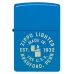 Запальничка бензинова Zippo Seal Laser Engraved Design Sky Blue Matte небесно блакитна (46173)