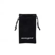 Запальничка газова пьезо турбо SILVER MATCH TALLINN метал, чорний лід, оксамитовий мішечок (40674375DRI)