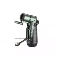 Запальничка газова для сигар 3 турбо з інструментом SILVER MATCH SKOPJE метал, чорно-зелений, подарункова коробка (40674380GRE)