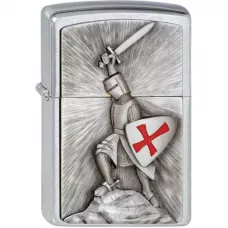 Запальничка бензинова ZIPPO Crusade Victory chrom Перемога, хром (1300103)
