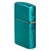 Запальничка бензинова Zippo Classic Candy Teal Zippo logo глянцевий Бірюзовий (24004 ZL)