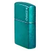 Запальничка бензинова Zippo Classic Candy Teal Zippo logo глянцевий Бірюзовий (24004 ZL)