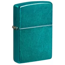 Запальничка бензинова Zippo Classic Candy Teal глянцевий Бірюзовий (24004)