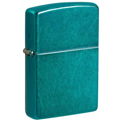 Запальничка бензинова Zippo Classic Candy Teal глянцевий Бірюзовий (24004)