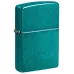 Запальничка бензинова Zippo Classic Candy Teal глянцевий Бірюзовий (24004)