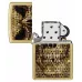 Запальничка бензинова Zippo Skulls on Skulls Design 5.65x3.81 см Латуний (46937)