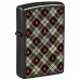 Запальничка бензинова Zippo Tartan Design 5.65x3.81 см Чорно-червоний (46944)