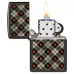 Запальничка бензинова Zippo Tartan Design 5.65x3.81 см Чорно-червоний (46944)
