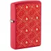 Запальничка бензинова Zippo Festive Flame Design 5.65x3.81 см Червоний (46951)