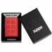 Запальничка бензинова Zippo Festive Flame Design 5.65x3.81 см Червоний (46951)