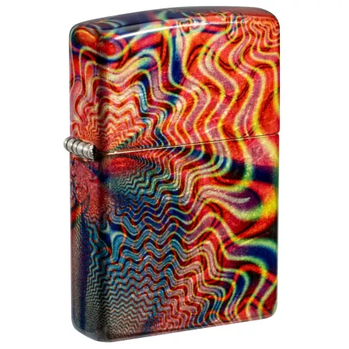Запальничка бензинова Zippo Fusion Waves Design 5.65x3.81 см Різнокольоровий (469560)