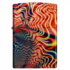 Запальничка бензинова Zippo Fusion Waves Design 5.65x3.81 см Різнокольоровий (469560)