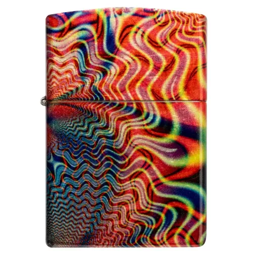 Запальничка бензинова Zippo Fusion Waves Design 5.65x3.81 см Різнокольоровий (469560)