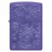 Запальничка бензинова Zippo Texture Bouquet Design 5.65х3.81 см Фіолетовий (46961)