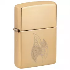 Запальничка бензинова Zippo Filigree Flame Design 5.65x3.81 см Золотистий (46967)
