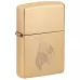 Запальничка бензинова Zippo Filigree Flame Design 5.65x3.81 см Золотистий (46967)